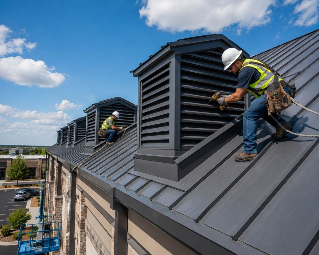 commercial roof attic venting