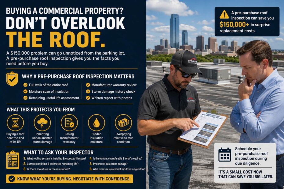 should i inspect roof commercial property