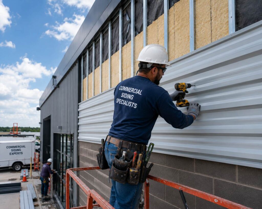 wall siding installation